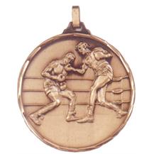 Faceted Boxing Medal