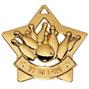 Ten Pin Bowling Star Medal AM729 thumbnail