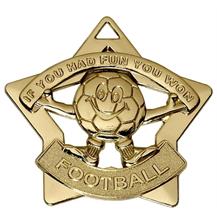 Football Fun Mini Star Medal