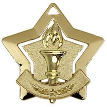 Victory Torch Mini Star Medal