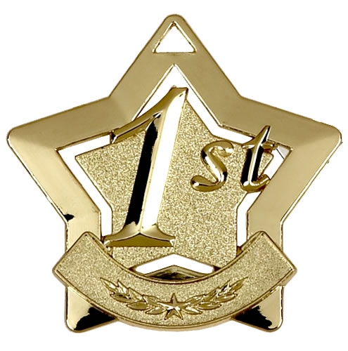 1st Place Mini Star Medal