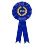 Blue 2nd Place One Tier Rosette thumbnail