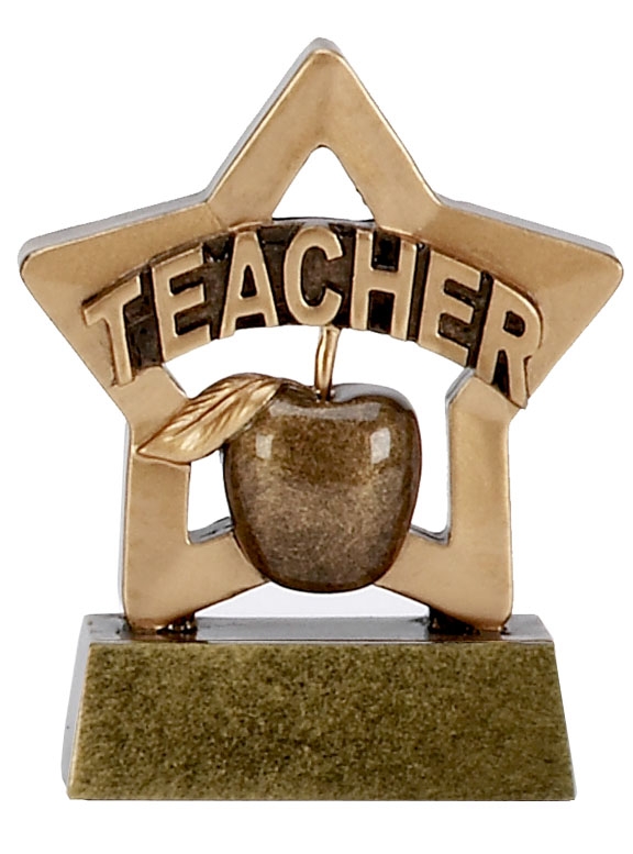 Thank You Teacher Trophy Mini Star Award