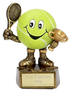 Smiley Tennis Ball Trophy