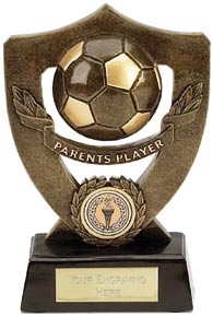 Dual Tone Resin Football Award - Parents' Player