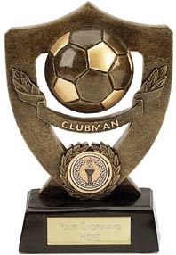 Dual Tone Resin Football Award - Clubman