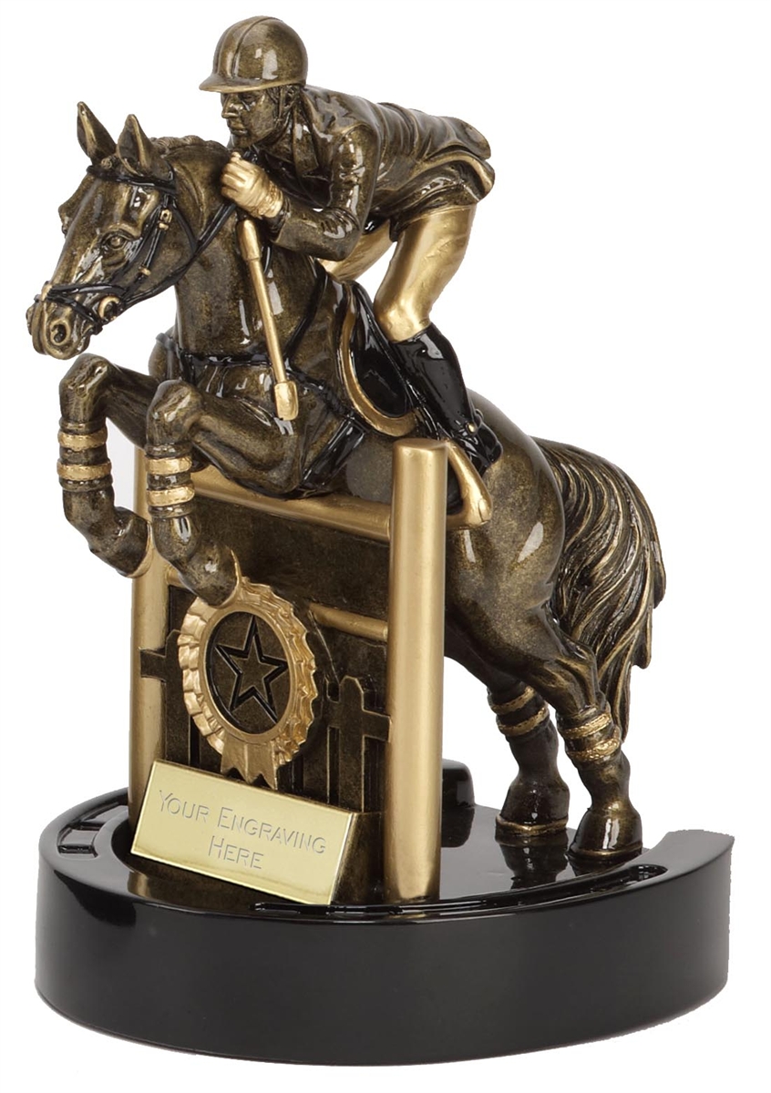 Emblem Horse Jumping Trophy