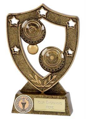Shield Star Lawn Bowl Trophy