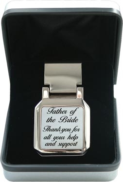 Mother of Pearl Money Clip - Wedding 'Father of the Bride'