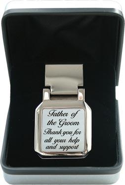 Mother of Pearl Money Clip - Wedding 'Father of the Groom'