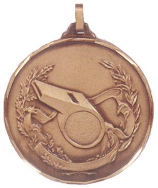 Faceted Referee's Whistle Medal