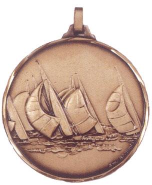 Faceted Sailing Medal