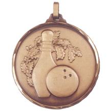 Faceted Tenpin Bowling Medal