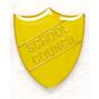 Yellow School Council Shield Badges thumbnail