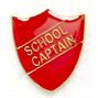 Red School Captain Shield Badges thumbnail