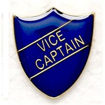 Blue School Vice Captain Shield Badges