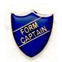 Blue School Form Captain Shield Badges thumbnail
