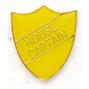 Yellow School House Captain Shield Badges thumbnail