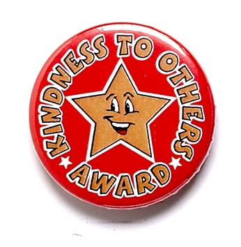 Kindness To Others Award Pin Badge