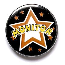 Monitor Pin Badge