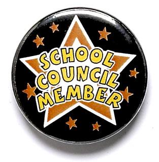 School Council Member Star Pin Badge