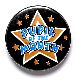 Pupil Of The Month Star Pin Badge
