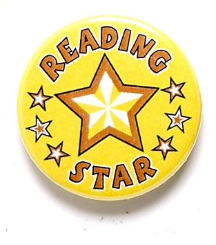 Reading Star Pin Badge
