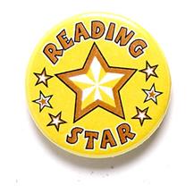 Reading Star Pin Badge