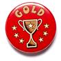 Red Gold Cup Star Pin Badge thumbnail