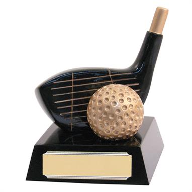 Golf Club & Ball Trophy