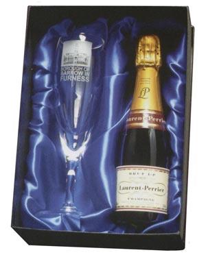 'Elsa' Champagne Set - with Free 200ml bottle of Laurent Perrier Champagne!