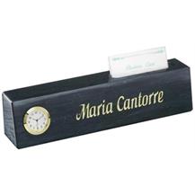 Black Marble All-in-One Name Plate