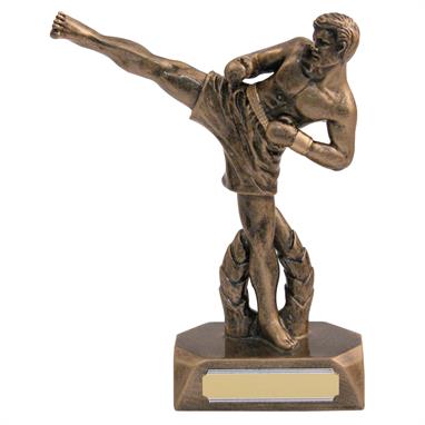 Kick Boxing Action Figure Trophy