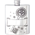 Pewter Hip Flask - 21st Birthday with Key