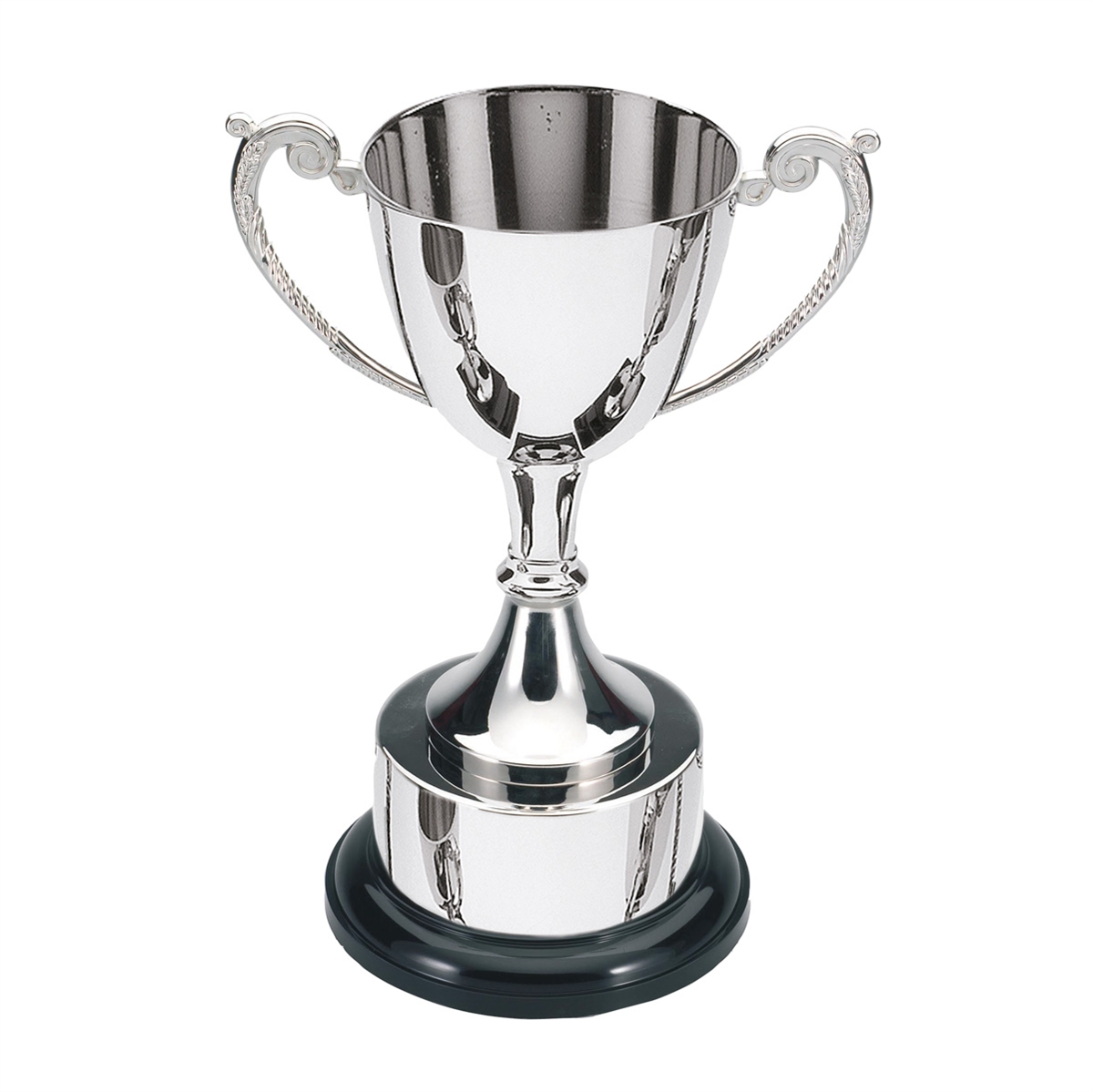 Round Base Nickel Plated Cup Trophy