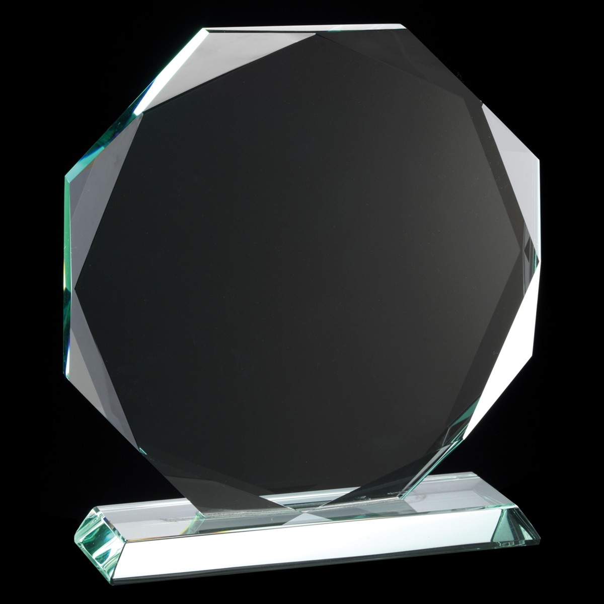 Topaz Collection Octagon Glass Plaque