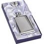 Hallmarked Silver Hip Flask with Captive Top thumbnail