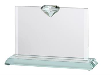 JOG024 Jade Diamond Glass Award
