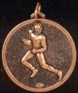 Hot stamped Bronze Medal - Running man with ball