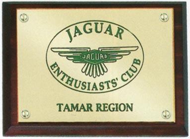 4.5in x 3.5in Solid Brass Wall Plaque