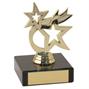 JR12-TY52A Gold Plastic+Marble 'Dancing Star' Trophy  thumbnail