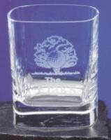 Strauss Square Whiskey Glass - 8oz