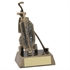 JR2-RF94 Bronze/Gold Resin Golf 'Bag' Trophy 