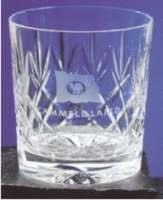 Sovereign Lead Crystal Panel Whiskey Glass