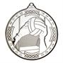 M85S Silver Gaelic Football Celtic Medal  thumbnail