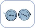 'Rich/Famous' Cufflinks