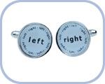 'Left/Right' Cufflinks