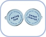 'Swing Low/Sweet Chariot' Cufflinks