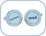 'Football/Mad' Cufflinks