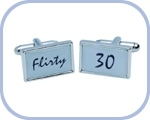 'Flirty/30' Cufflinks